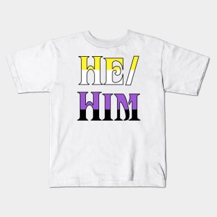 Nonbinary He/Him Kids T-Shirt